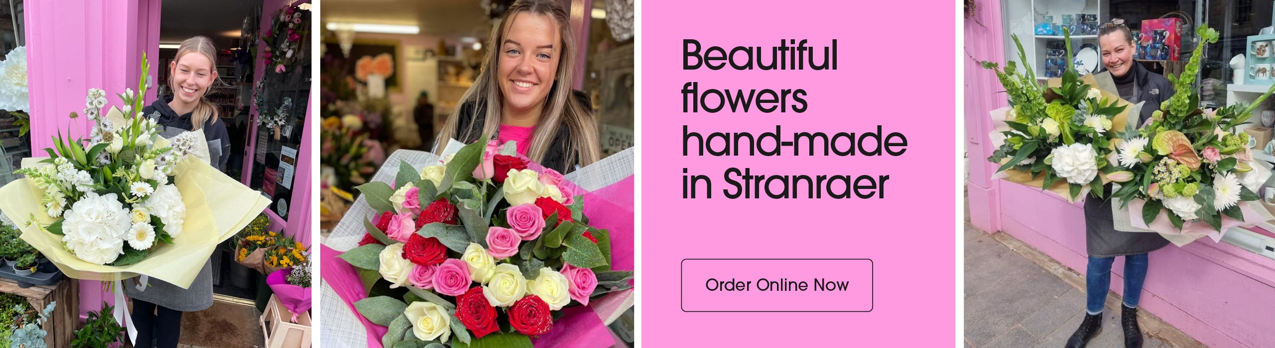 Seasonal bouquets from Flowers By Lesley Strachan in Stranraer offering same-day delivery