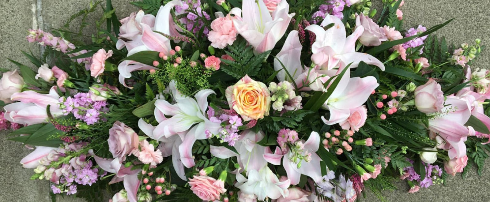 Funeral flowers from Flowers By Lesley Strachan in Stranraer